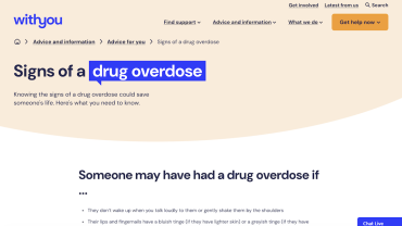 Signs of a drug overdose
